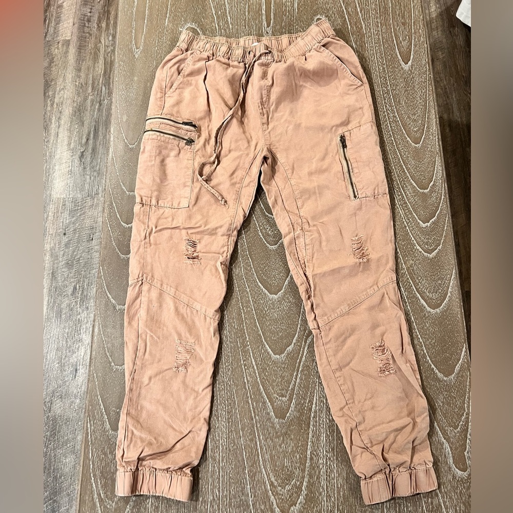 Vintage Havana distressed drawstring joggers size small